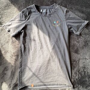 Dutch Bros Charcoal Tee with Logo